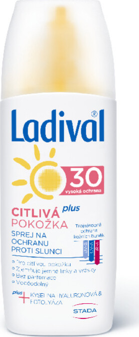 Ladival citlivá pokožka plus sprej OF30 150ml