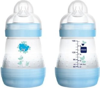 MARK DISTRI MAM Lahev Anti Colic 160ml 0+měsíců modrý