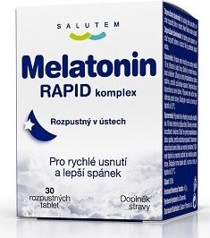 Melatonin Rapid komplex 30 rozpustných tablet