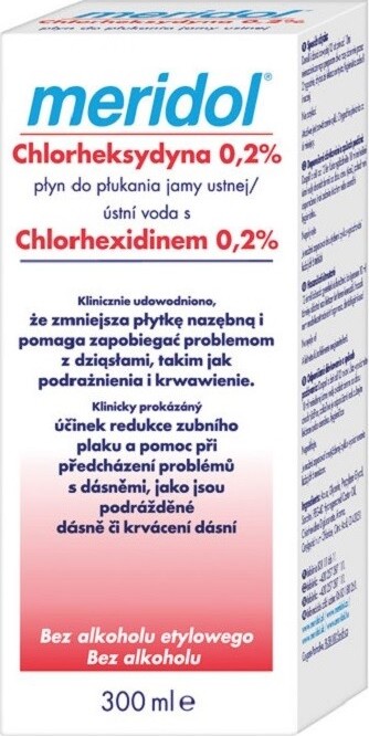 MERIDOL ústní voda s chlorhexidinem 0