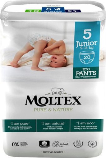 Moltex Pure&Nature Pants kalhotky Junior 9-14kg 20ks