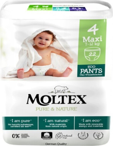 Moltex Pure&Nature Pants kalhotky Maxi 7-12kg 22ks