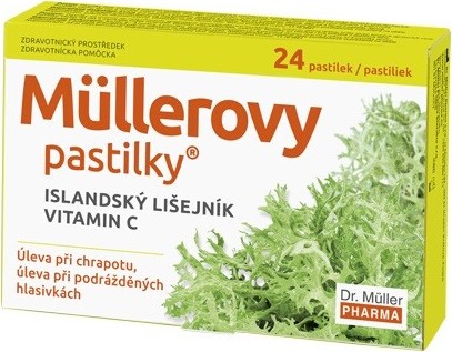 Müllerovy pastilky s islandským lišejníkem 24ks ZP