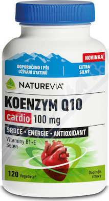 NatureVia Koenzym Q10 Cardio 100mg cps.120