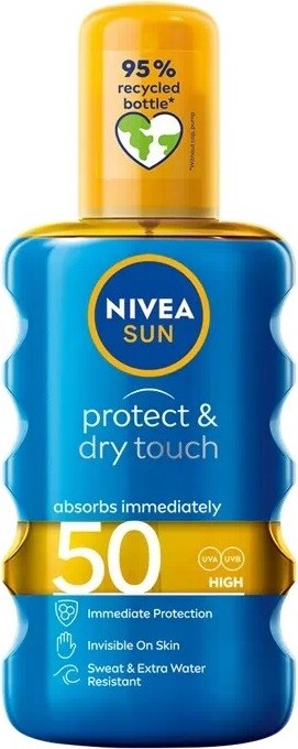 NIVEA SUN neviditelný sprej na opalování P&D OF50 200ml