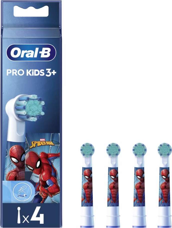 Oral-B kartáčkové hlavice Kids Spiderman 4ks