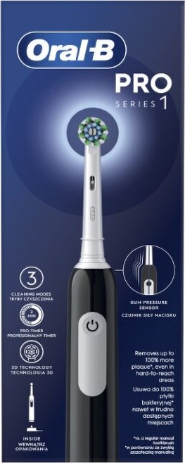 Oral-B Pro Series 1 Black elektrický zubní kartáček