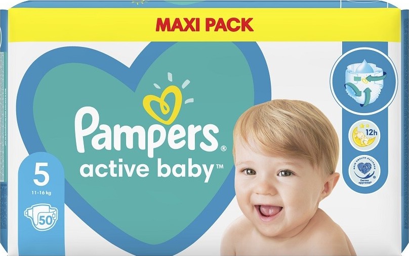 Pampers Active Baby 5 Junior 11-16kg 50ks