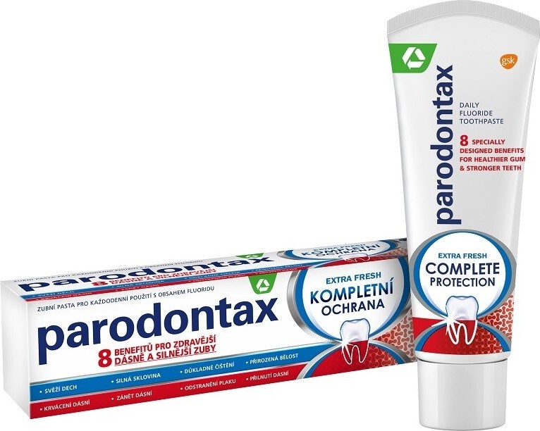Parodontax Kompletní ochrana Extra fresh zubní pasta 75ml - balení 2 ks