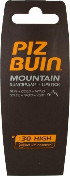 Piz Buin Sun Moutain Cream SPF50+ 20 ml + Lipstick 2