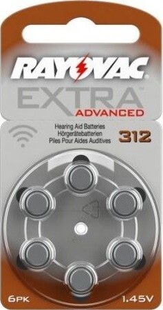 Rayovac Extra Adv.312 baterie do naslouchadel 6ks