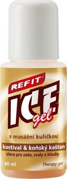 Refit Ice gel Kostival&Koňský kaštan roll-on 80ml