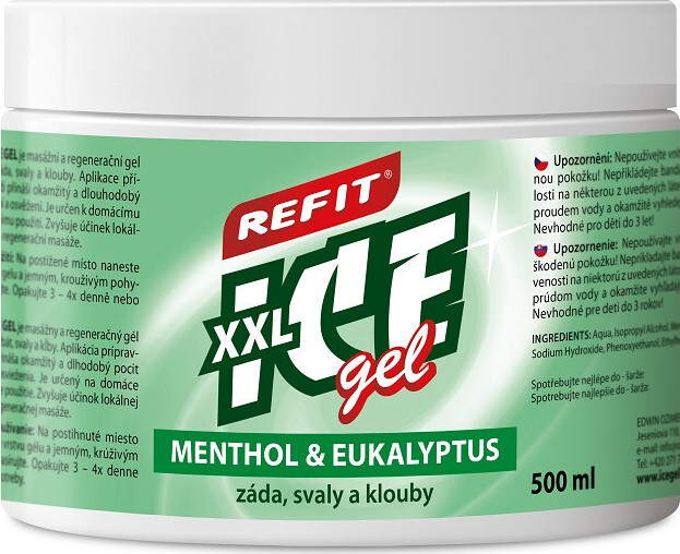 Refit Ice gel Menthol&Eukalyptus XXL 500ml