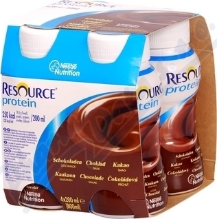 RESOURCE PROTEIN ČOKOLÁDOVÝ 4X200 ML POR SOL 4X200ML