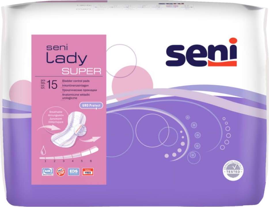 SENI LADY SUPER VLOŽKY ABSORPČNÍ PRO ŽENY