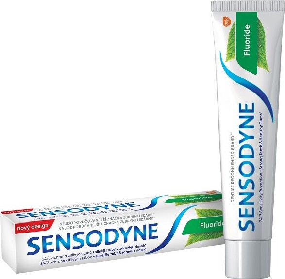 Sensodyne Fluoride zubní pasta 75ml - balení 2 ks
