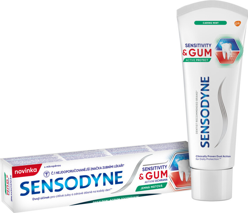 Sensodyne Sensitivity&Gum zubní pasta 75ml - balení 2 ks