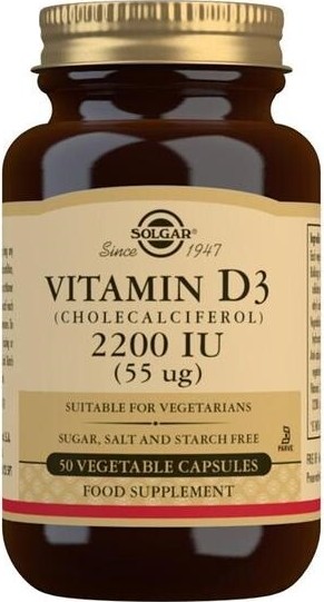Solgar Vitamin D3 2200IU cps.50