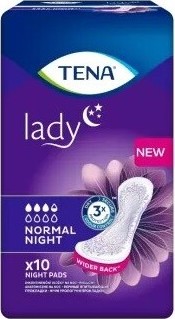 TENA LADY NORMAL NIGHT VLOŽKY ABSORPČNÍ