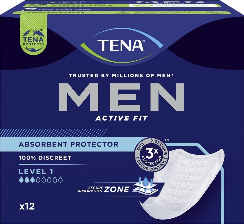 TENA Men Level 1 - Inkontinenční vložky pro muže (12 ks)
