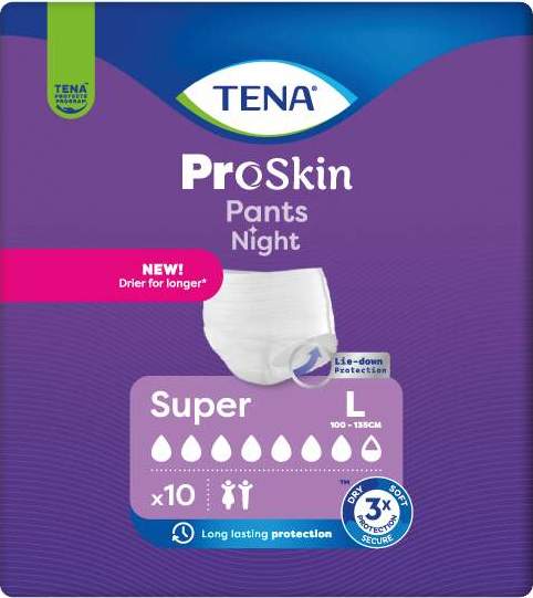 TENA Proskin Pants Night Super L Inkontinenční kalhotky 10ks