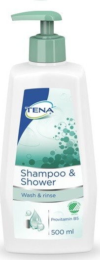 Tena sprchový gel a šampon 500 ml