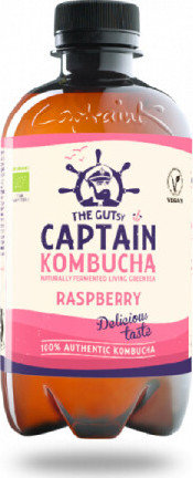The Gutsy Captain Kombucha malina BIO 400ml