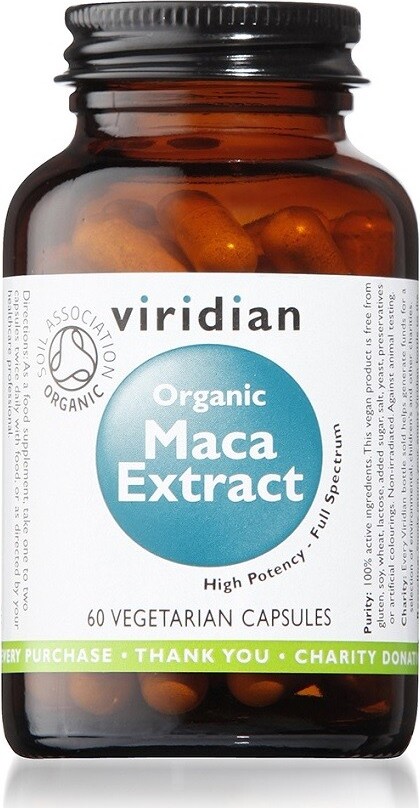 Viridian Maca Extract Organic BIO cps.60