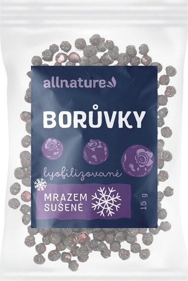 Allnature Borůvky sušené mrazem celé 15g