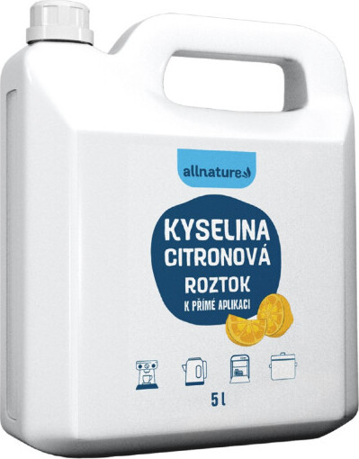 Allnature Kyselina citronová roztok 5000 ml