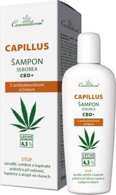 Cannaderm Capillus seborea šampon CBD+ 150ml