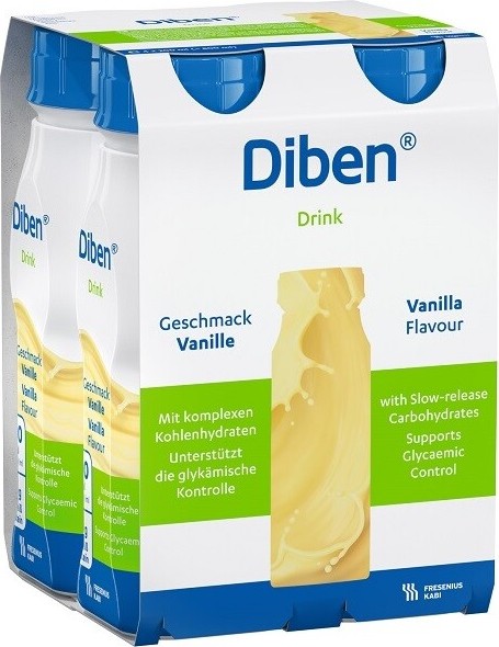 DIBEN DRINK VANILKA POR POR SOL 4X200ML