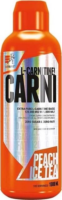 Extrifit Carni 120000 Liquid 1000 ml broskev