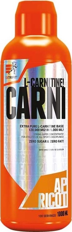 Extrifit Carni 120000 Liquid 1000 ml meruňka