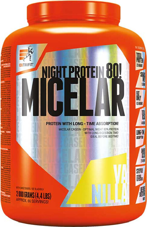 Extrifit Micelar Casein 2000 g vanilka