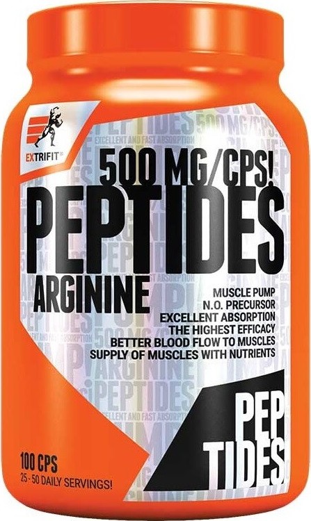 Extrifit Peptides Arginine 500 mg 100 kapslí