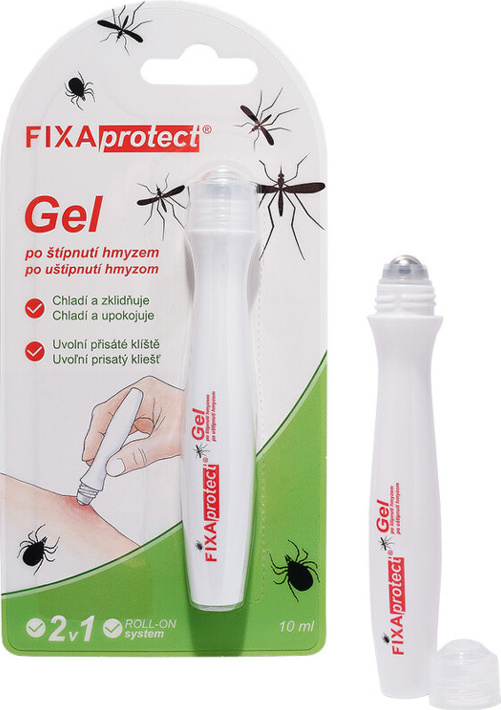 FIXAprotect Gel po štípnutí hmyzem 2v1 roll-on 10ml