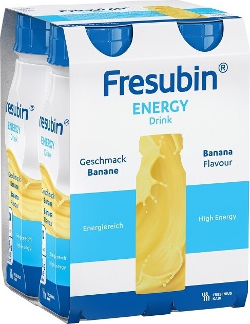 FRESUBIN ENERGY DRINK PŘÍCHUŤ BANÁNOVÁ POR POR SOL 4X200ML