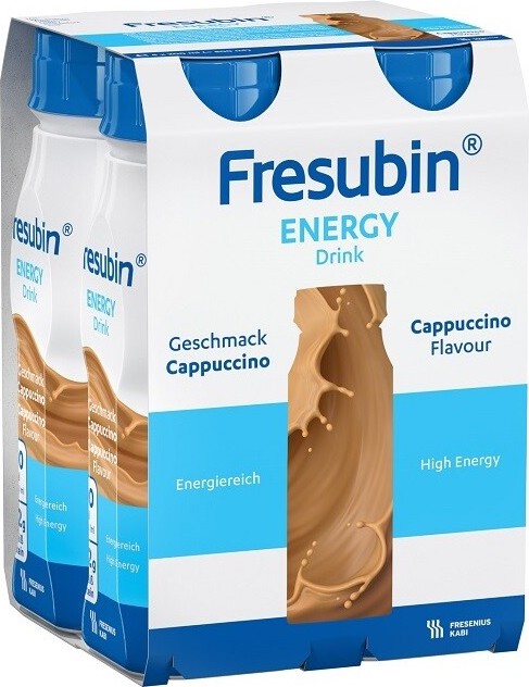 FRESUBIN ENERGY DRINK PŘÍCHUŤ CAPPUCCINO POR POR SOL 4X200ML