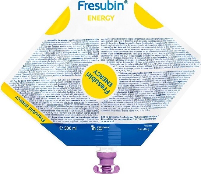 FRESUBIN ENERGY POR SOL 15X500ML