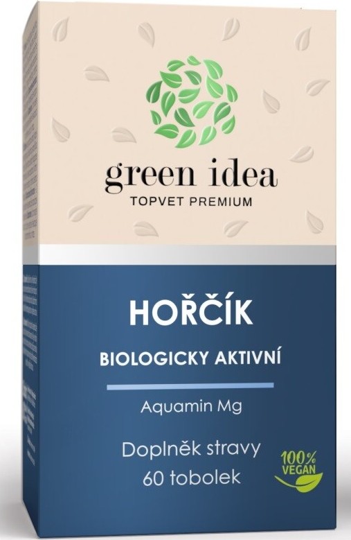 Green idea Hořčík - Aquamin 60 tobolek