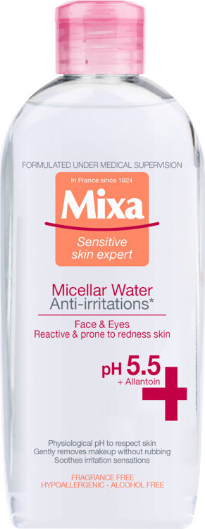 Mixa Anti-Redness micelární voda pro citlivou pleť 400ml