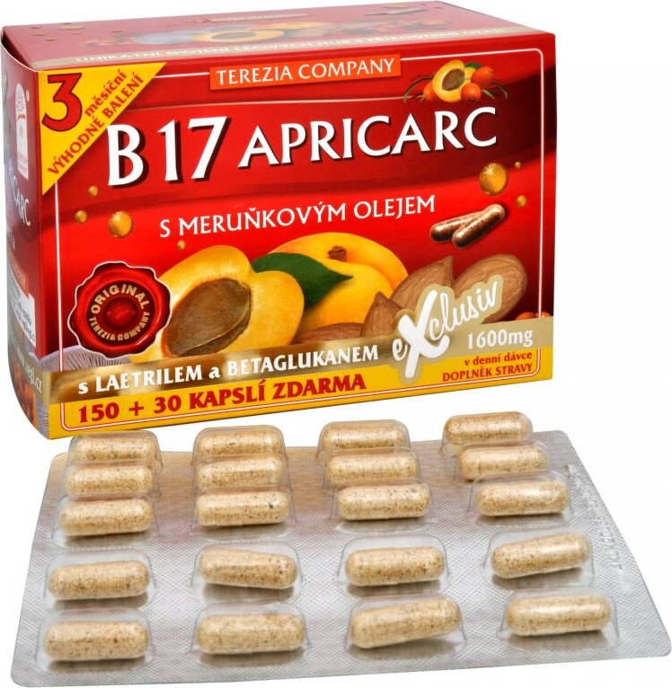 TEREZIA B17 APRICARC s meruňkovým olejem 150+30 kapslí