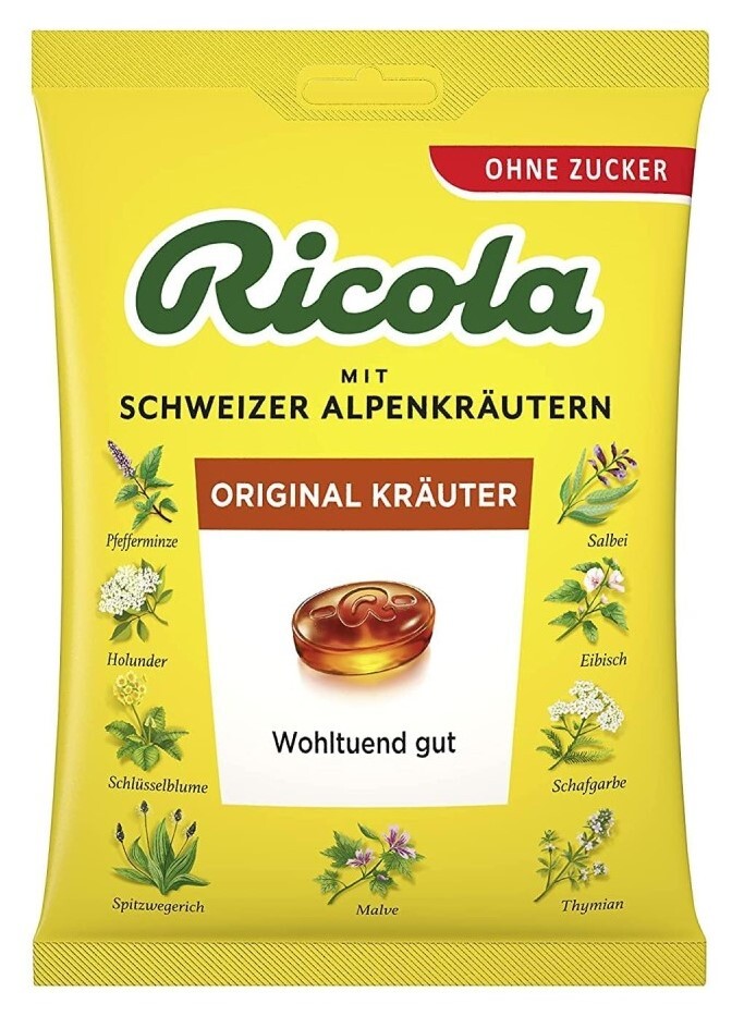 RICOLA Original bylinný bez cukru 75g
